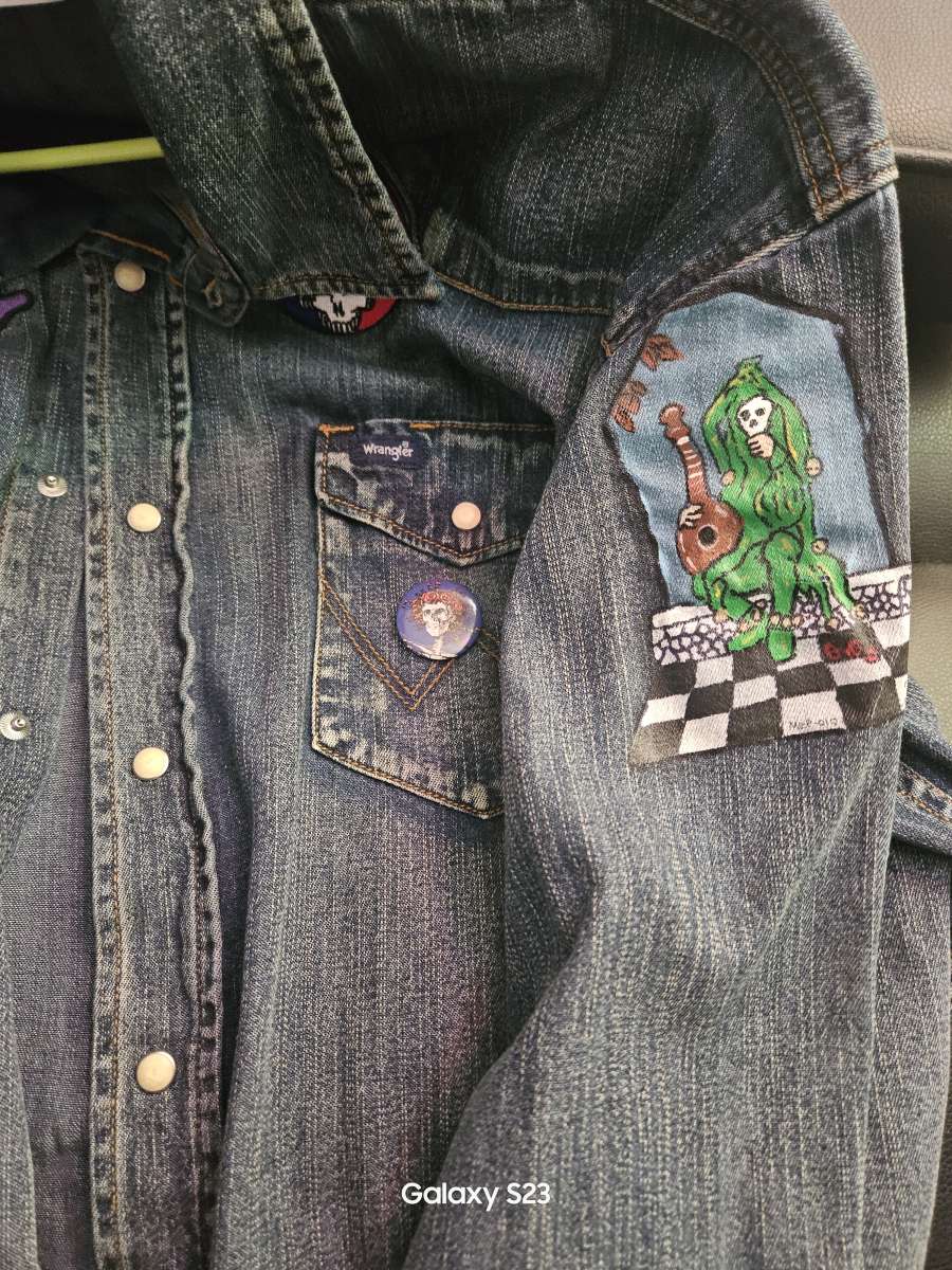 GRATEFUL DEAD Jean jacket 2xl