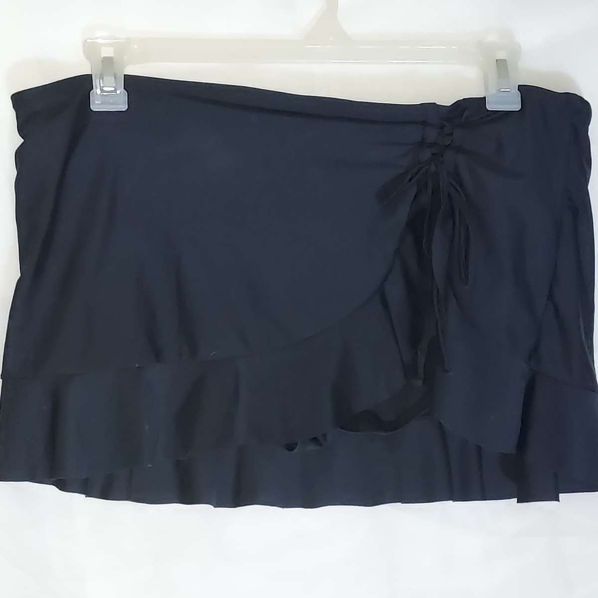 swim skirt black large