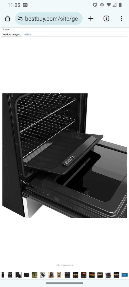 New GE stove with built in AIR fryer