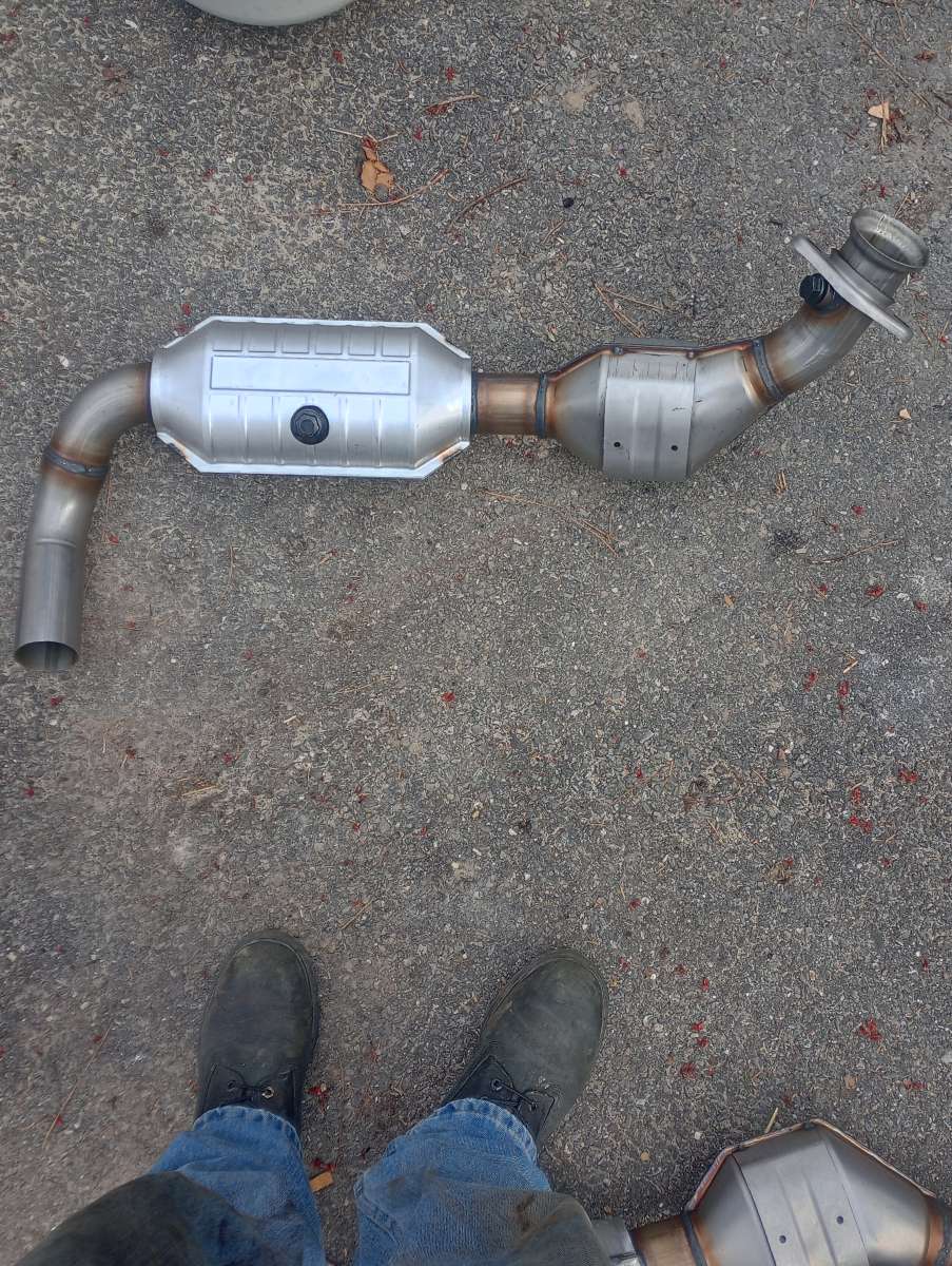 exhaust for 2003 Ford f150 from manifold to flange complete