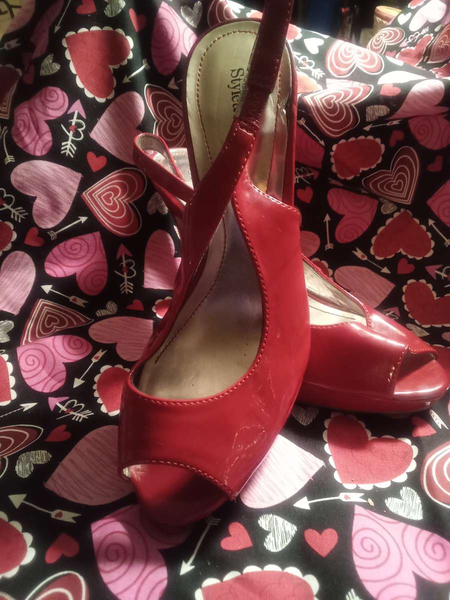 Red Patton Heels