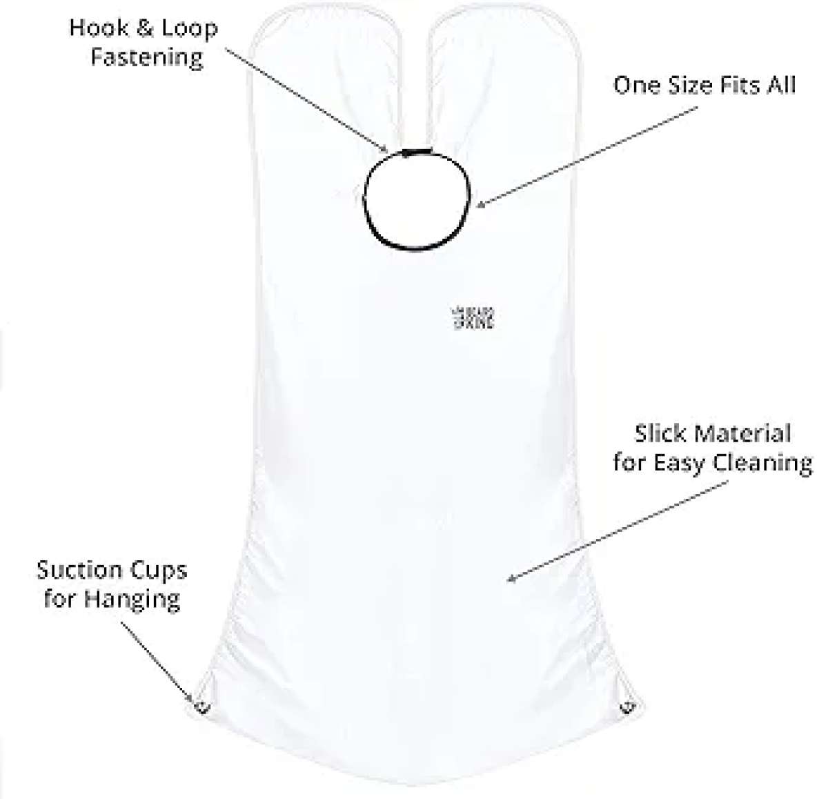 BEARD KING Beard Bib Apron  Shaving Set for Dad  As Seen on