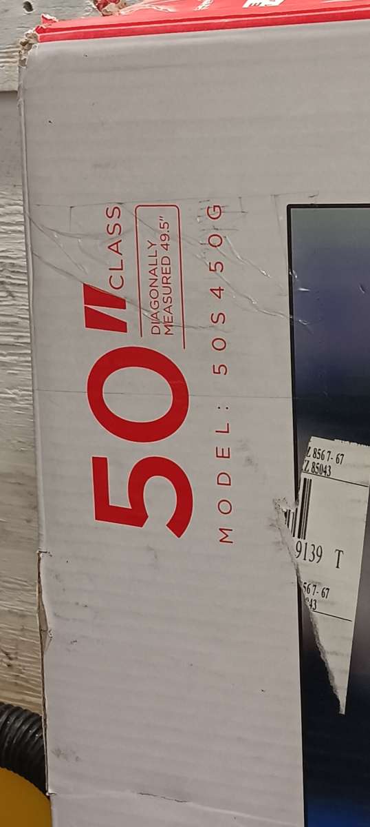 Open Box TCL 50 Google Smart TV LED 4K  MODEL 50S450G