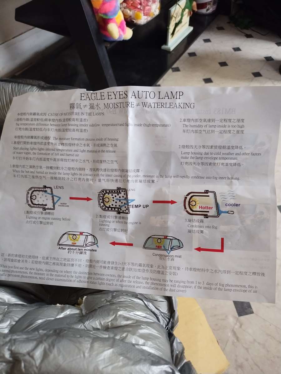 2011 BMW right side headlight