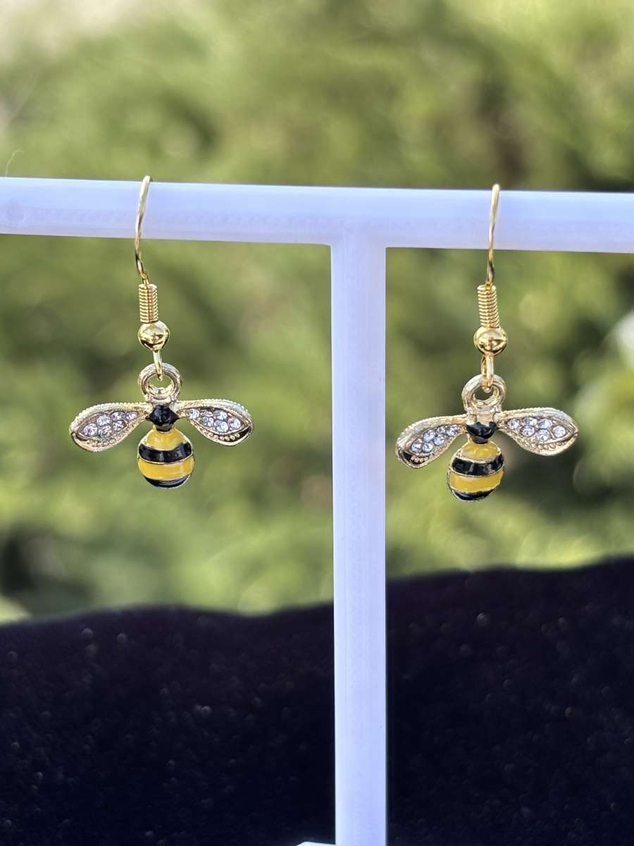 honeybee earrings