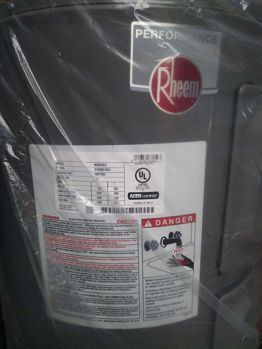 Water Heater Home or RV Boiler