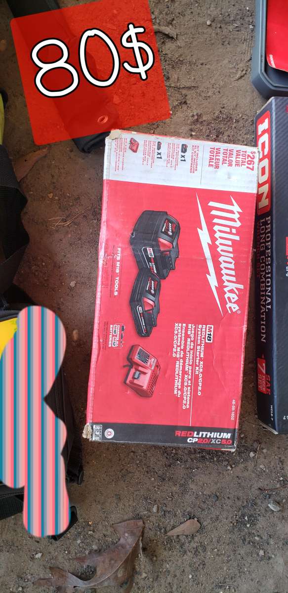 milwaukee batt start kit