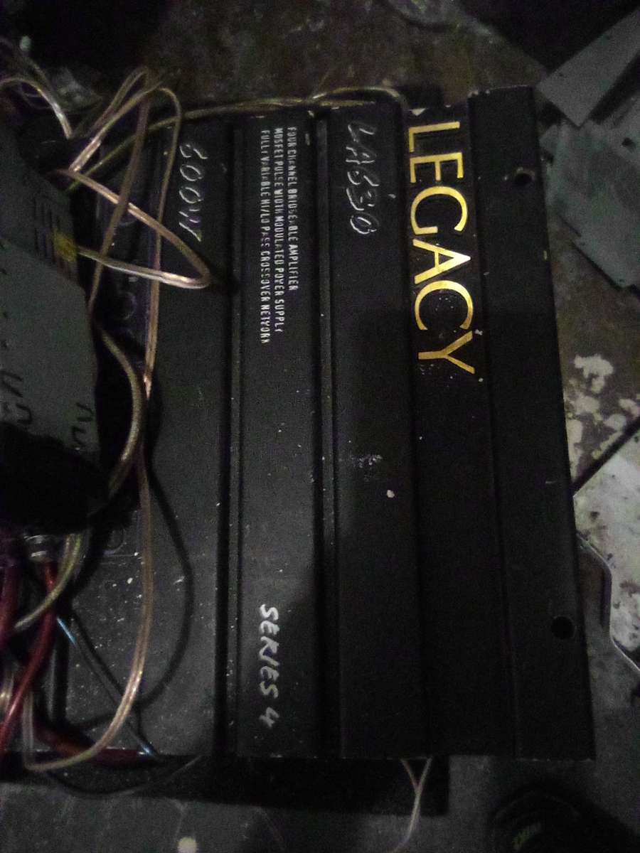 Orion 600 watt legacy and dual flip up radio