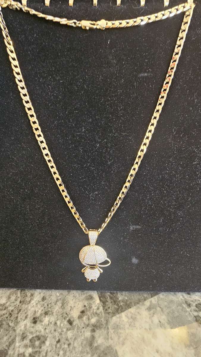 neckless with pedant 60 cm