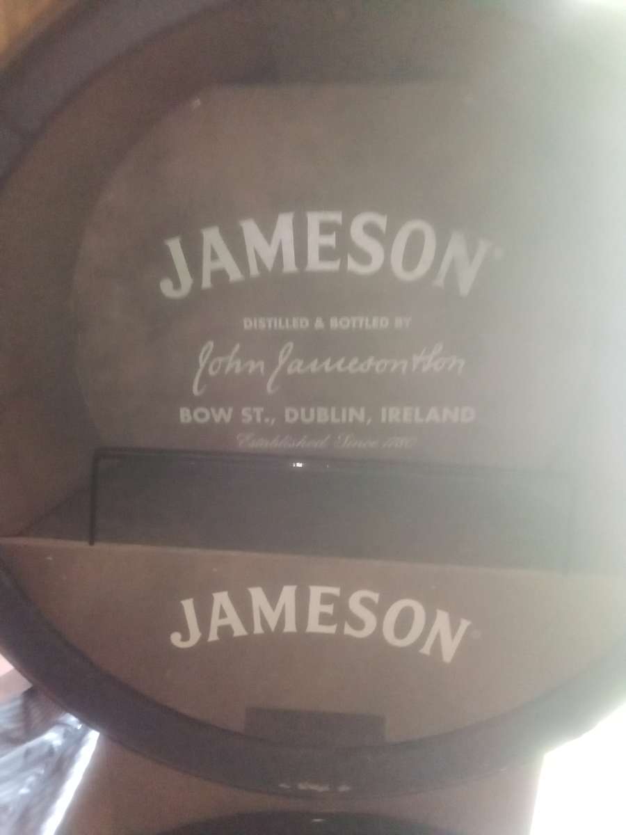 Jameson Whiskey Barrel Display
