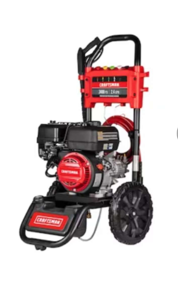 CRAFTSMAN 3400 PSI 24Gallons Cold Water Gas Pressure Washer