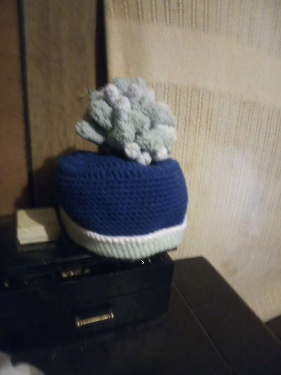 crochet baby boy hat 6 12 months old
