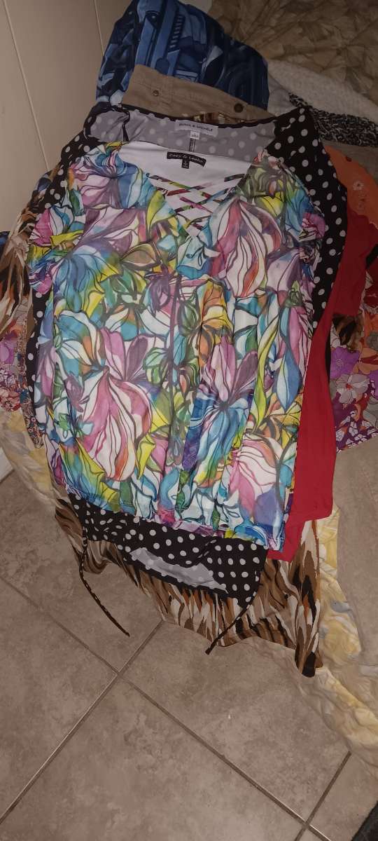 Womans large shirts 2 dollars each