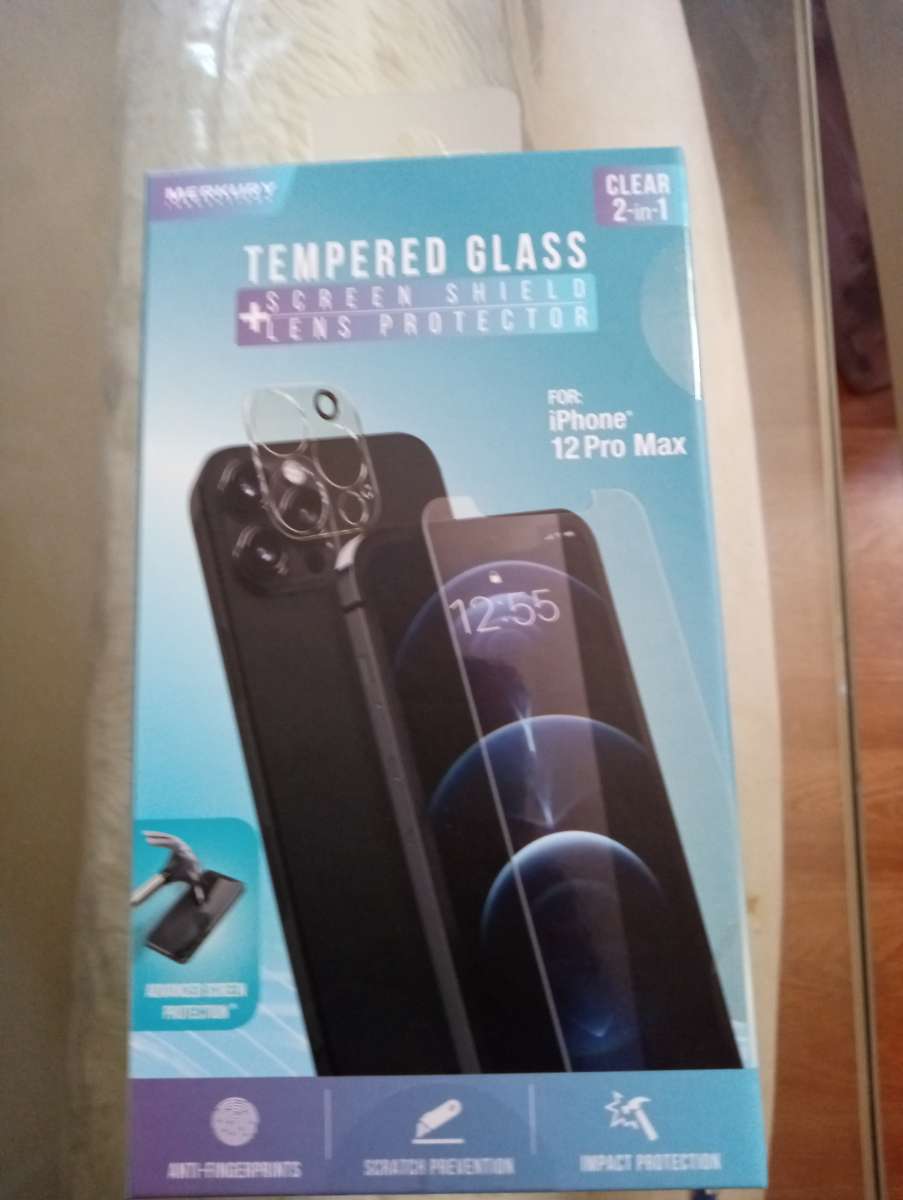 iPhone 12 pro max Tempered glass protector