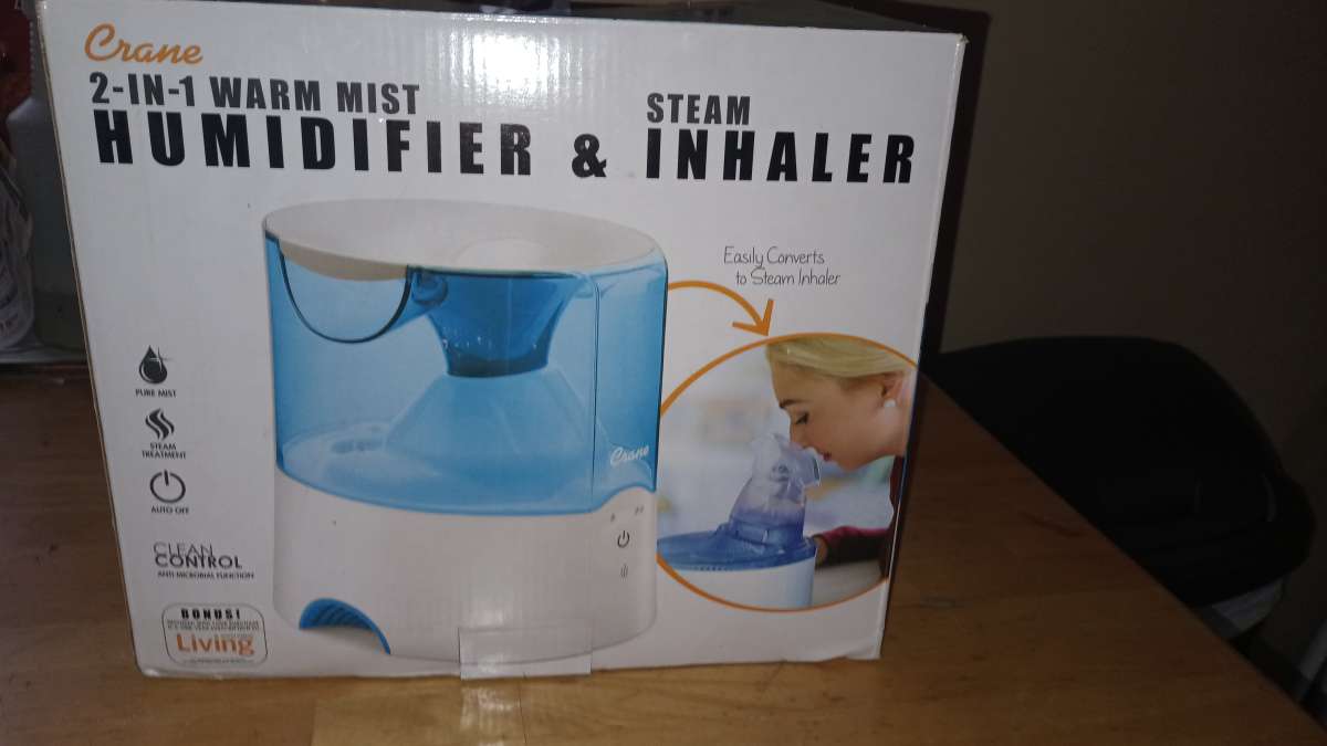two in one warm mist humidifier and steam inhaler