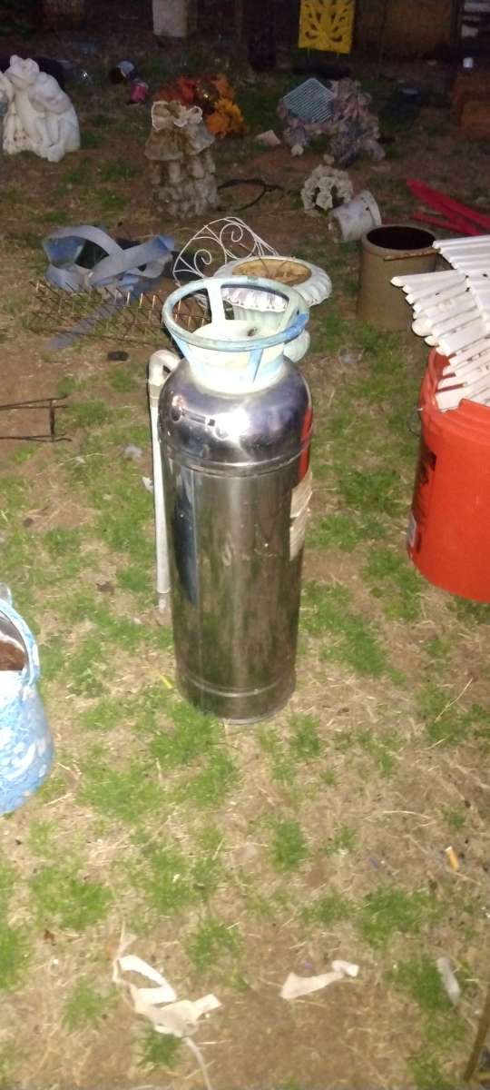 vintage old fire extinguisher