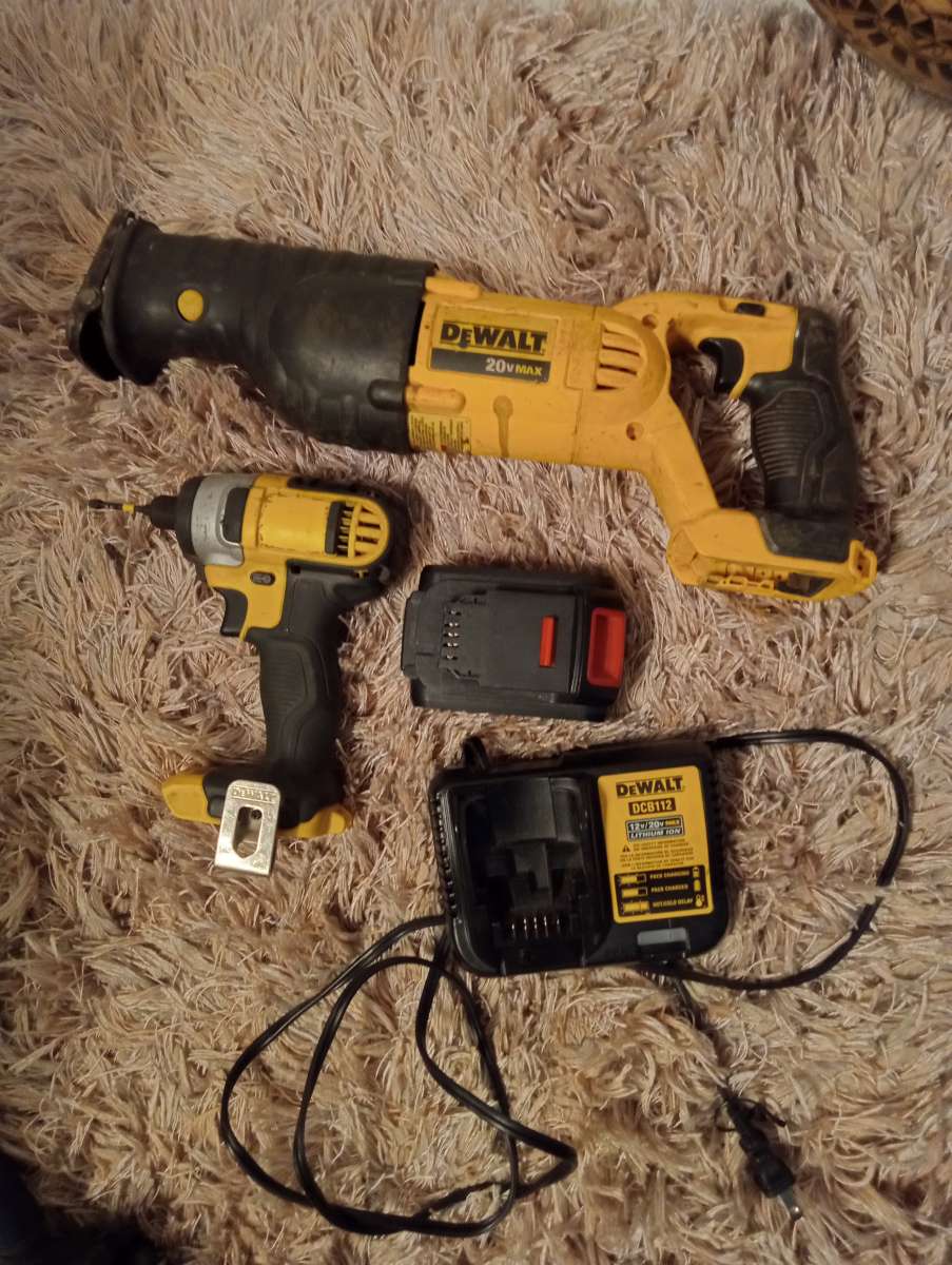 DeWalt impact driver and saw
