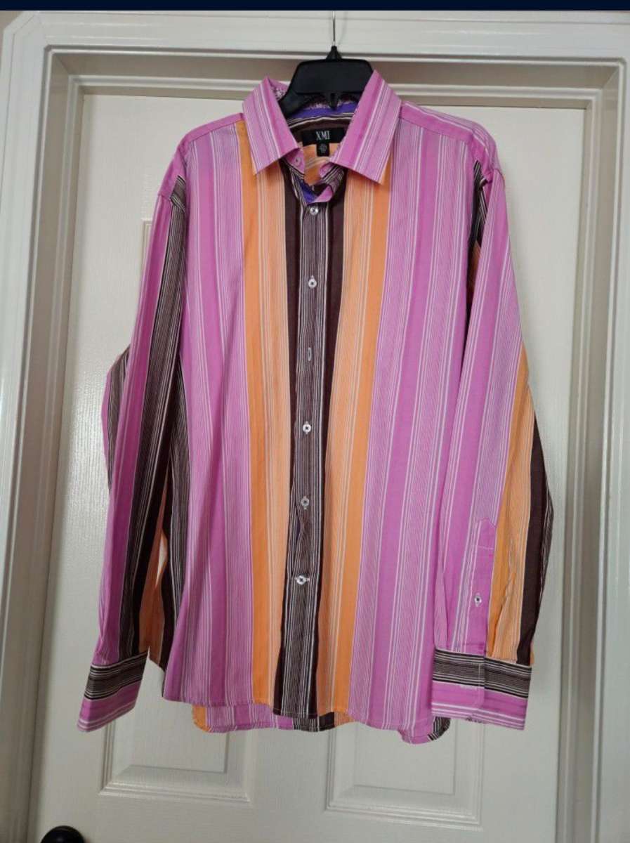 2 Mens Dress Shirts 2XL