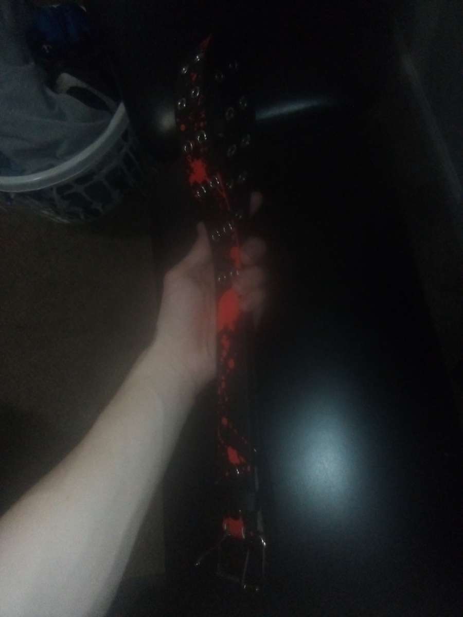 brand new small sized Zumiezs bloodstain belt
