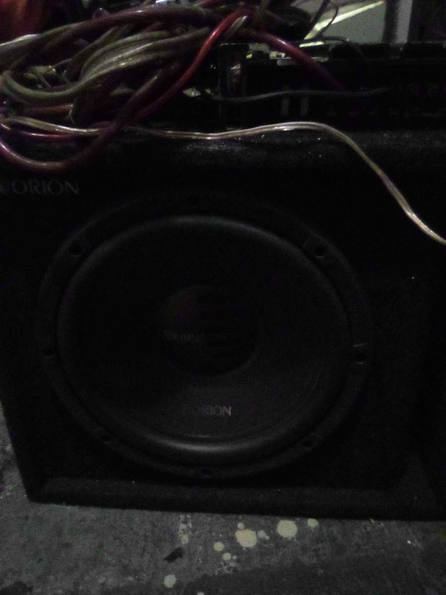 Orion 600 watt legacy and dual flip up radio