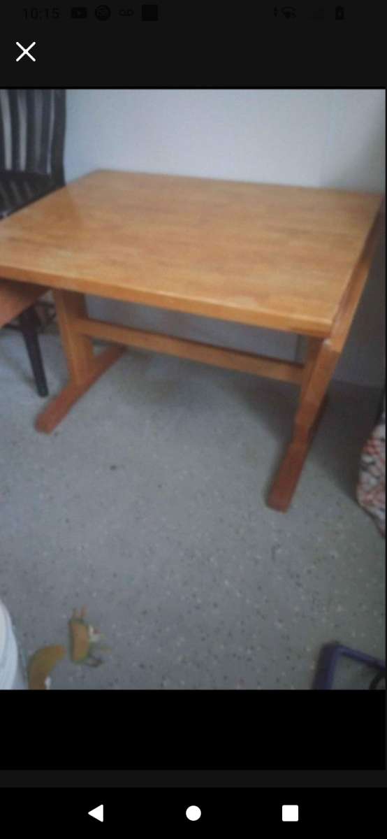 drop leaf solid wood table