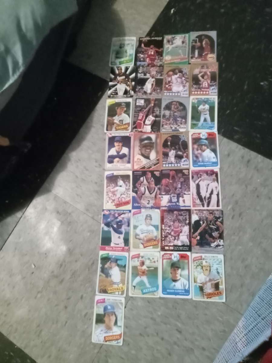 Rare Basketball and Baseball Cards