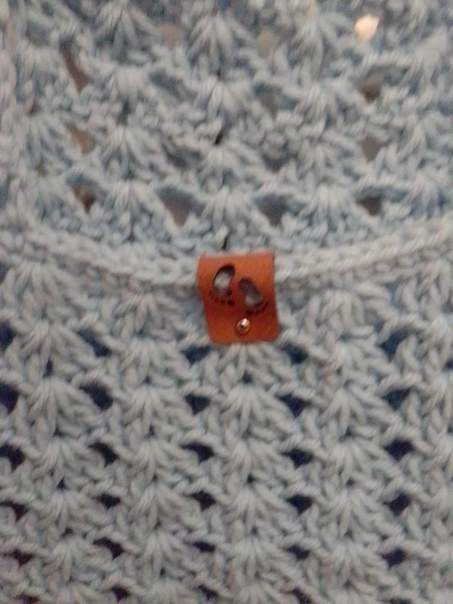 Crocheted baby Easter Dress