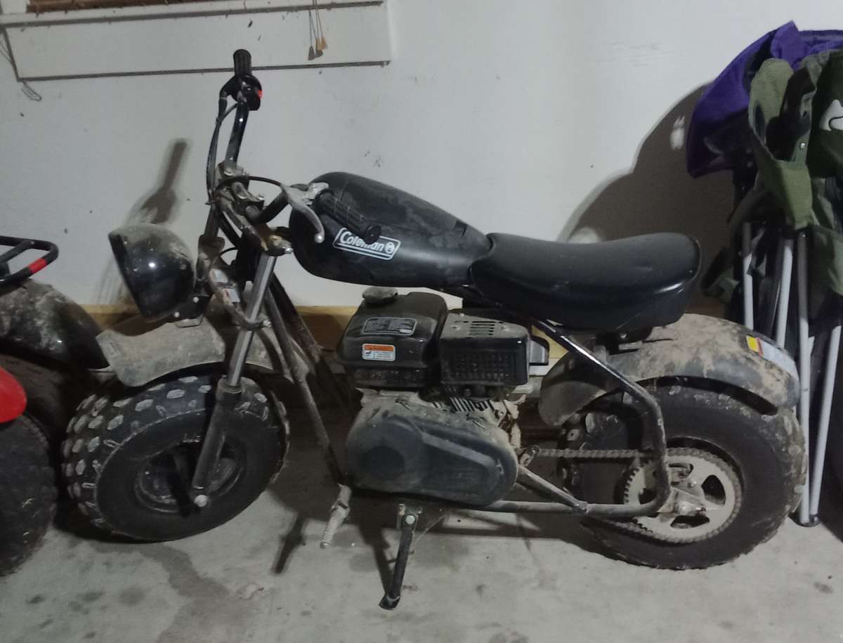 off road 196cc gas running Coleman  C T 200 mini bike