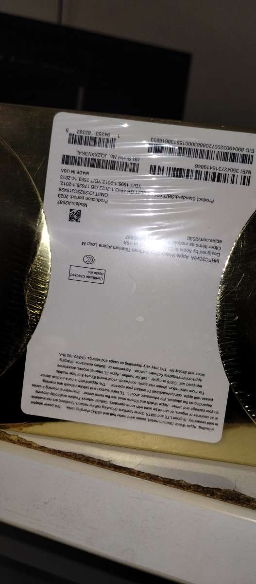 new Apple Ultra 2 Gold Edition smartwatch