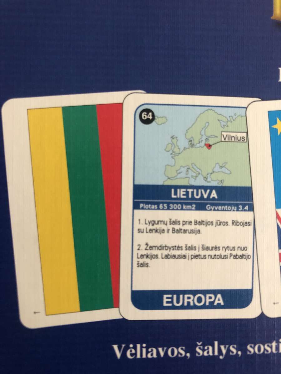 Board game Lithuanian edition