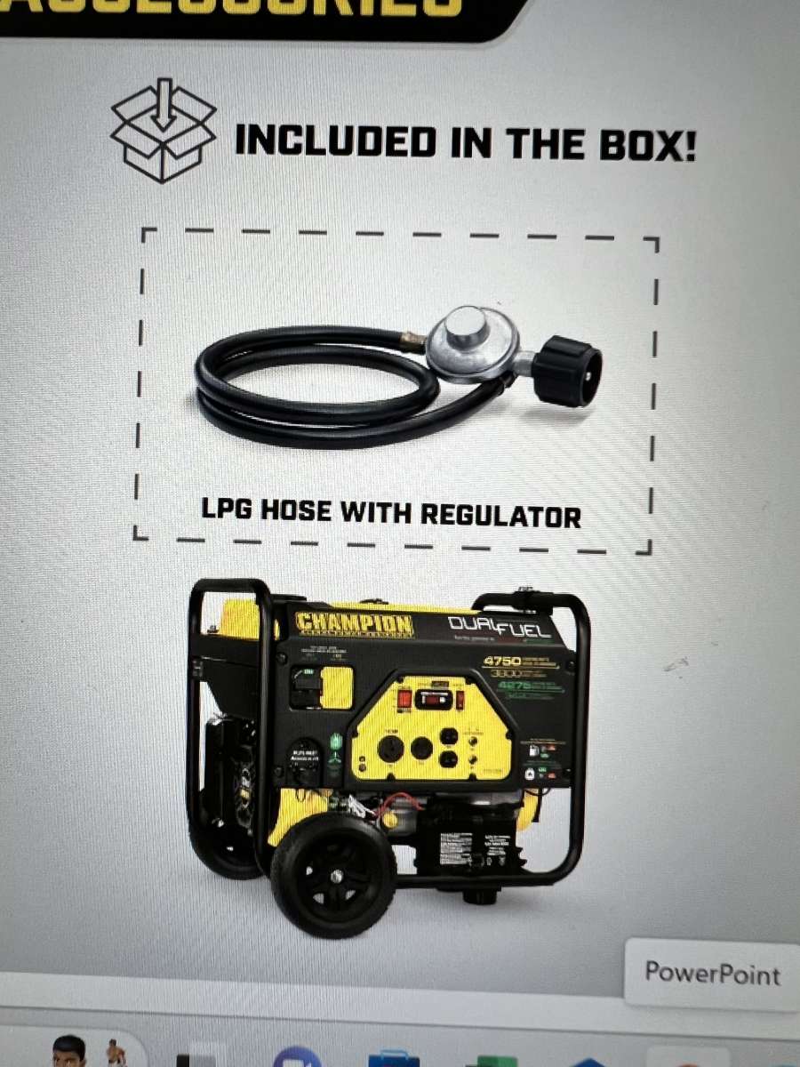 generator gas and propane