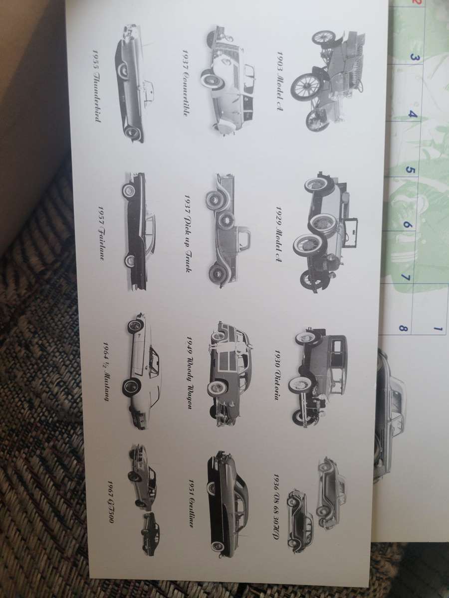 Ford motors classic collections 2006 AD calander