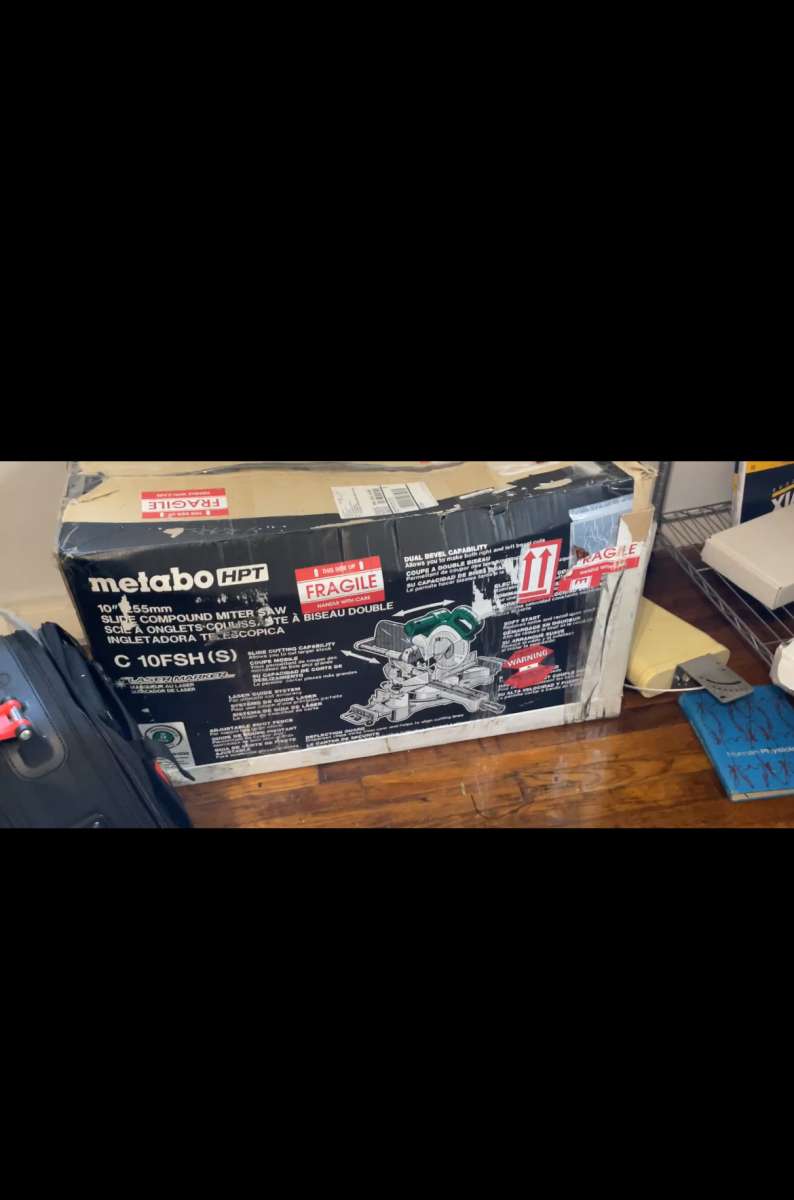 Metabo HPT 10in Sliding Compound Miter Saw Dual Bevel compat