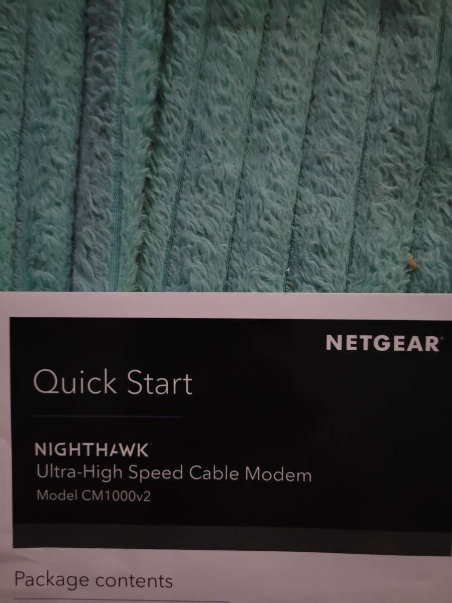 Nighthawk Netgear cable modem