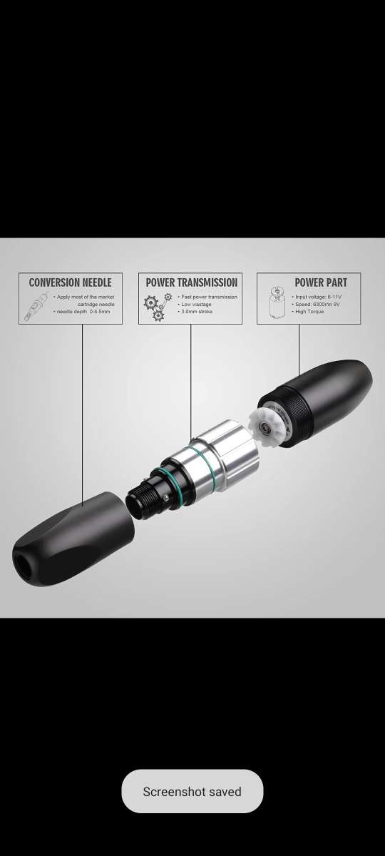 tattoo machine kit with case