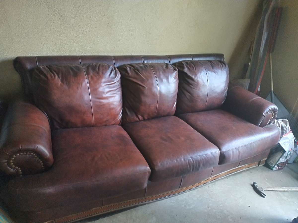 leather couch