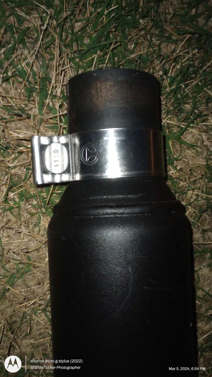 Harley Davidson Black Exhaust Pipe