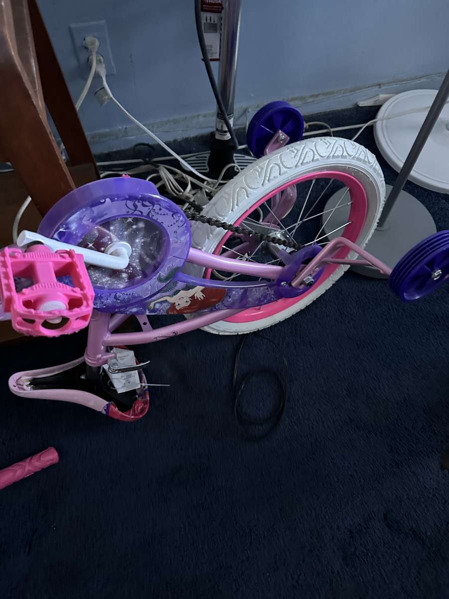 little mermaid youth bike