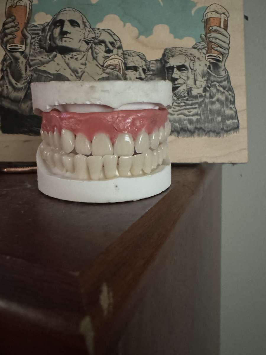 Unused Custom Designed Universal Unisex Dentures