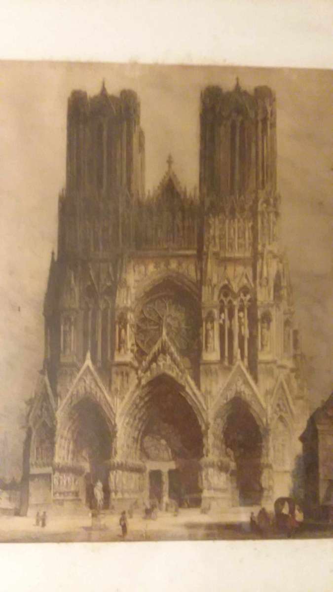 very old  scratch picture