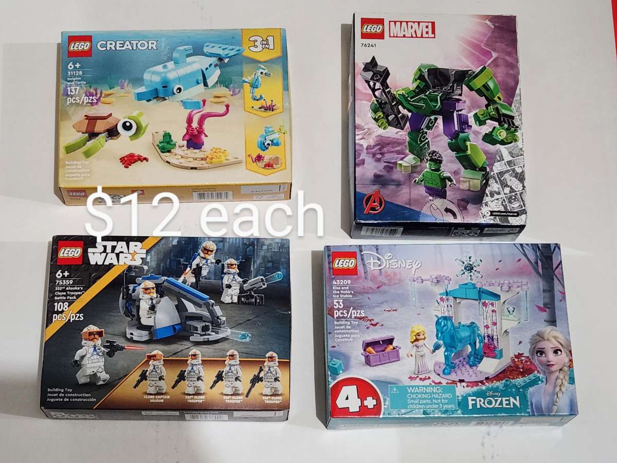 NEW LEGO Building Toy Models  Moving Sale by April 14th