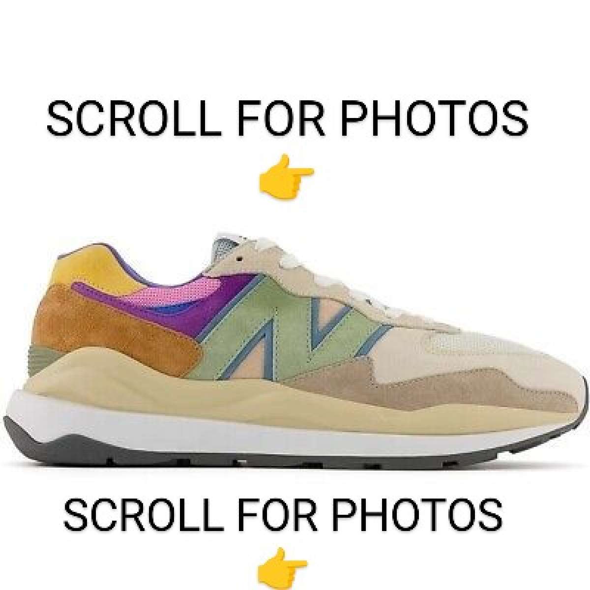 New Balance 5740 Calm Taupe Vibrant Apricot SIZE 11