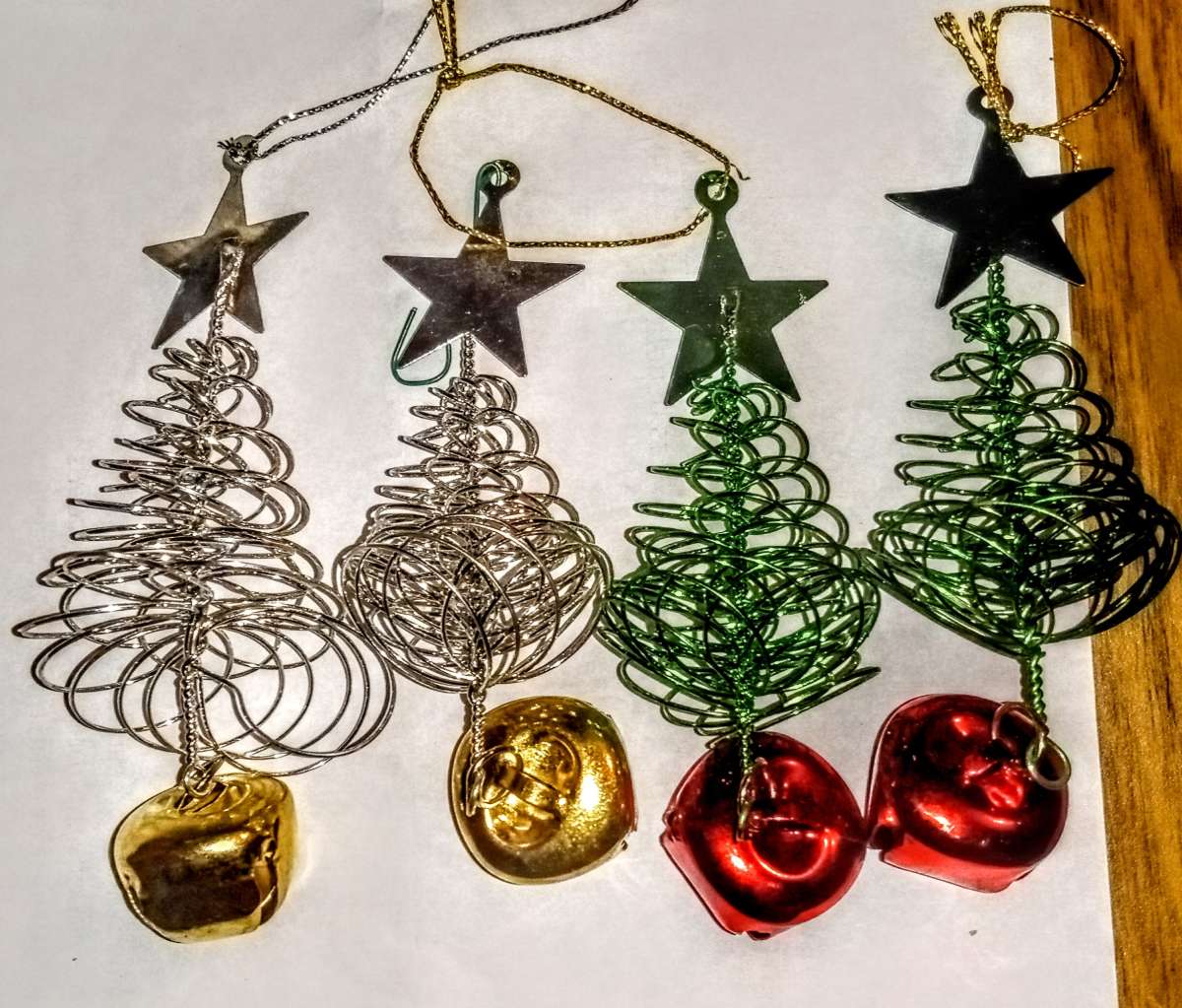 4 Christmas Tree with Jingle Bells