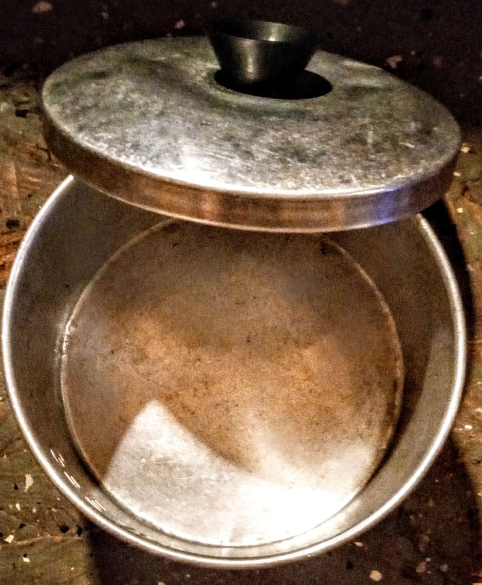 Aluminum Grease Container