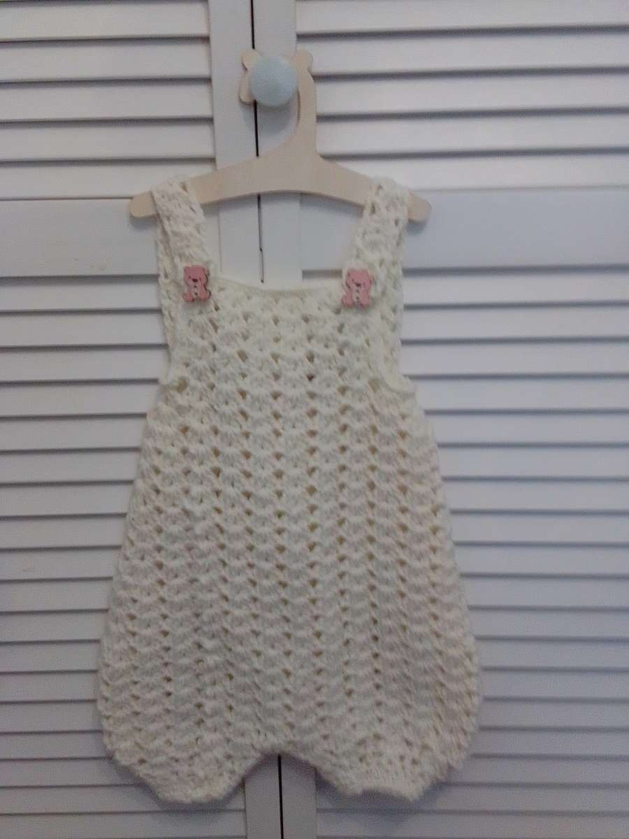 Baby Romper handcrafted by Yarn Artist The Angry Crocheter