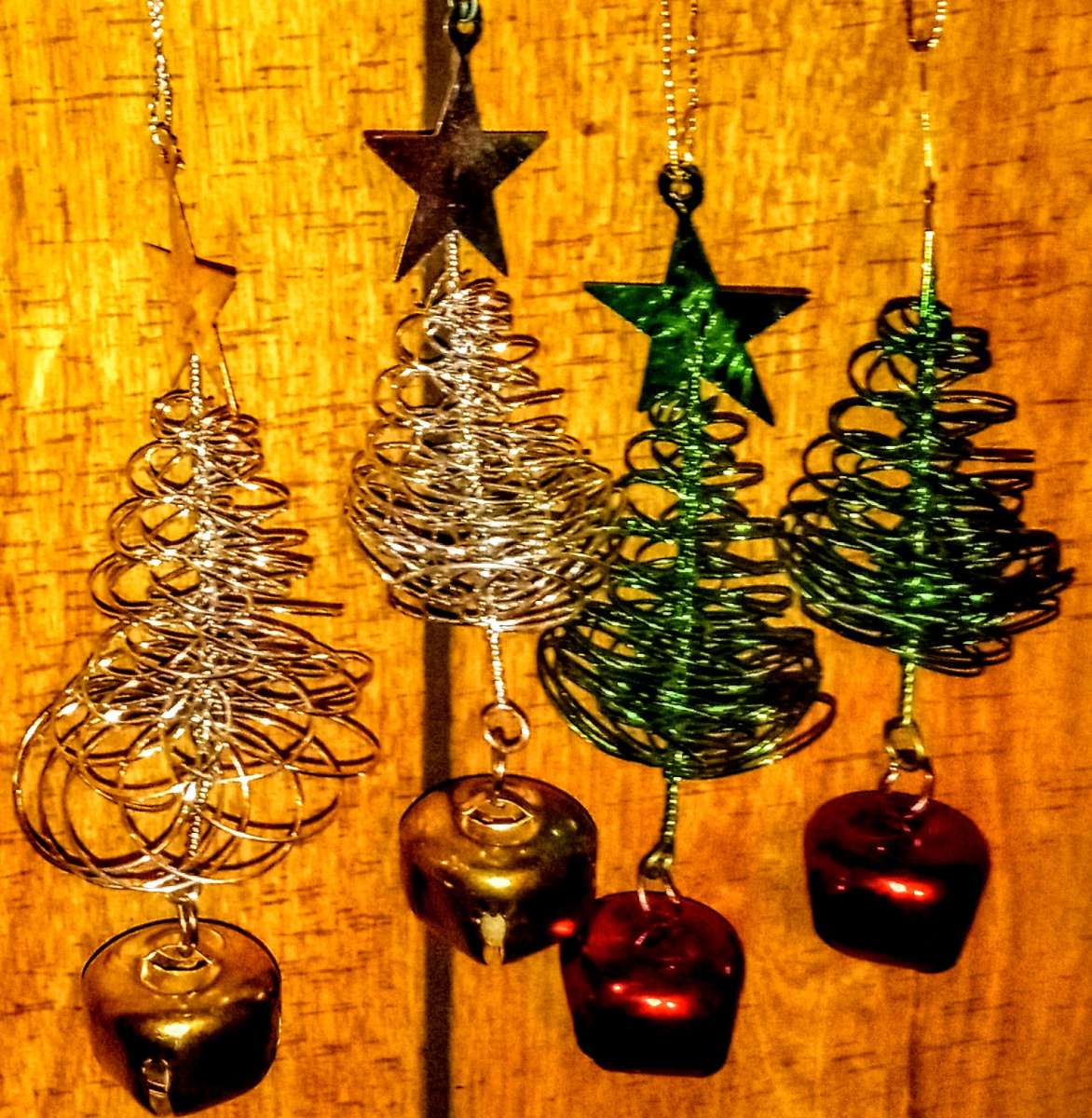4 Christmas Tree with Jingle Bells