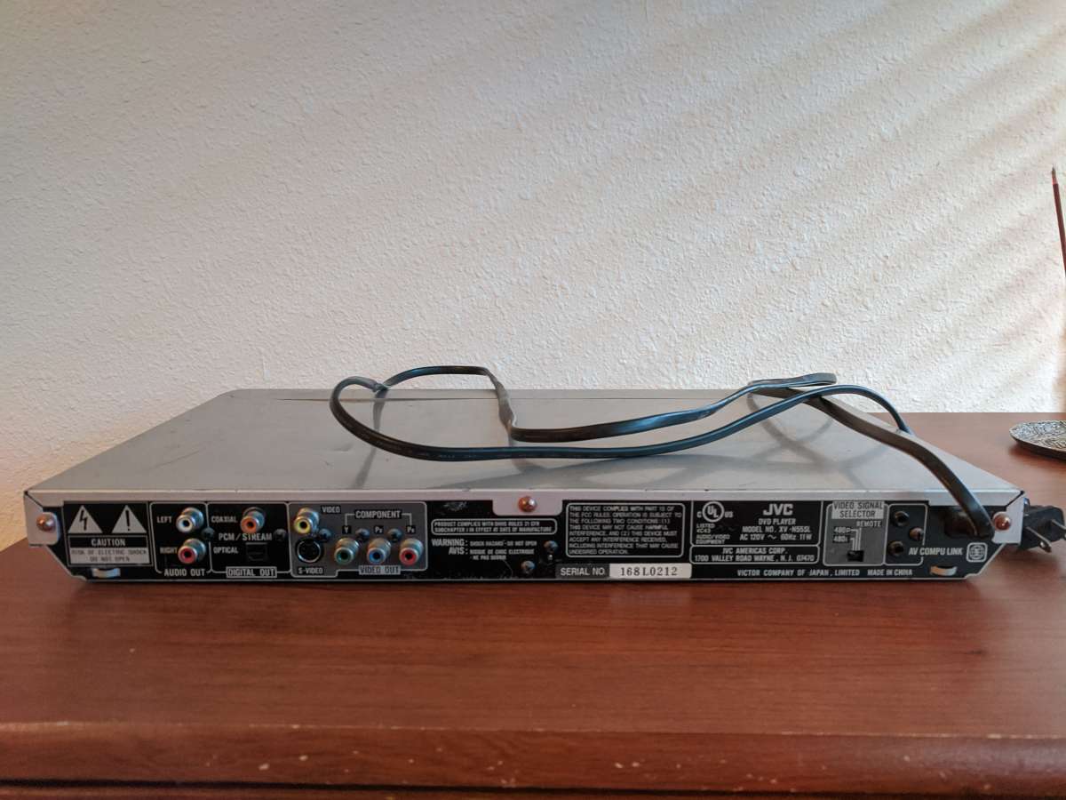 JVC DVD player