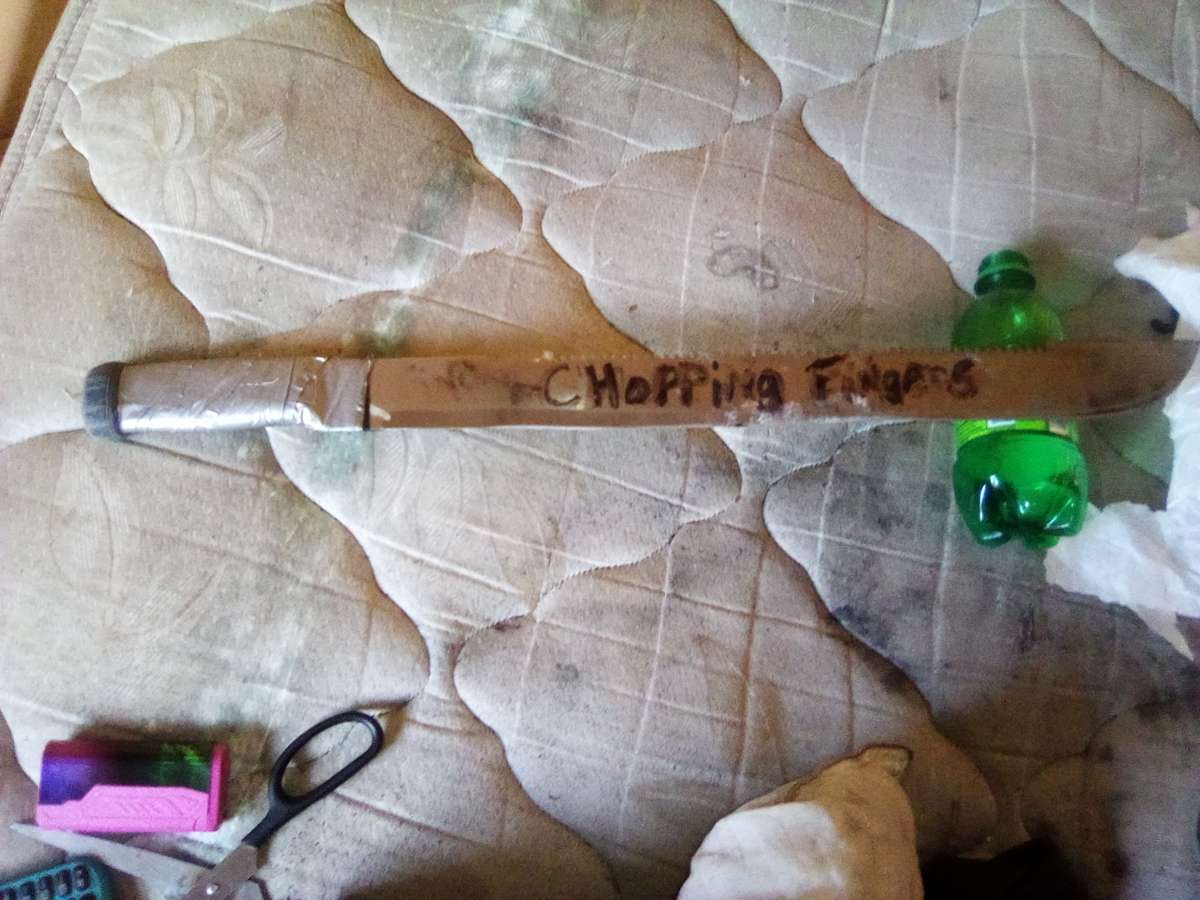 24 inch double sided blade wood and seraded