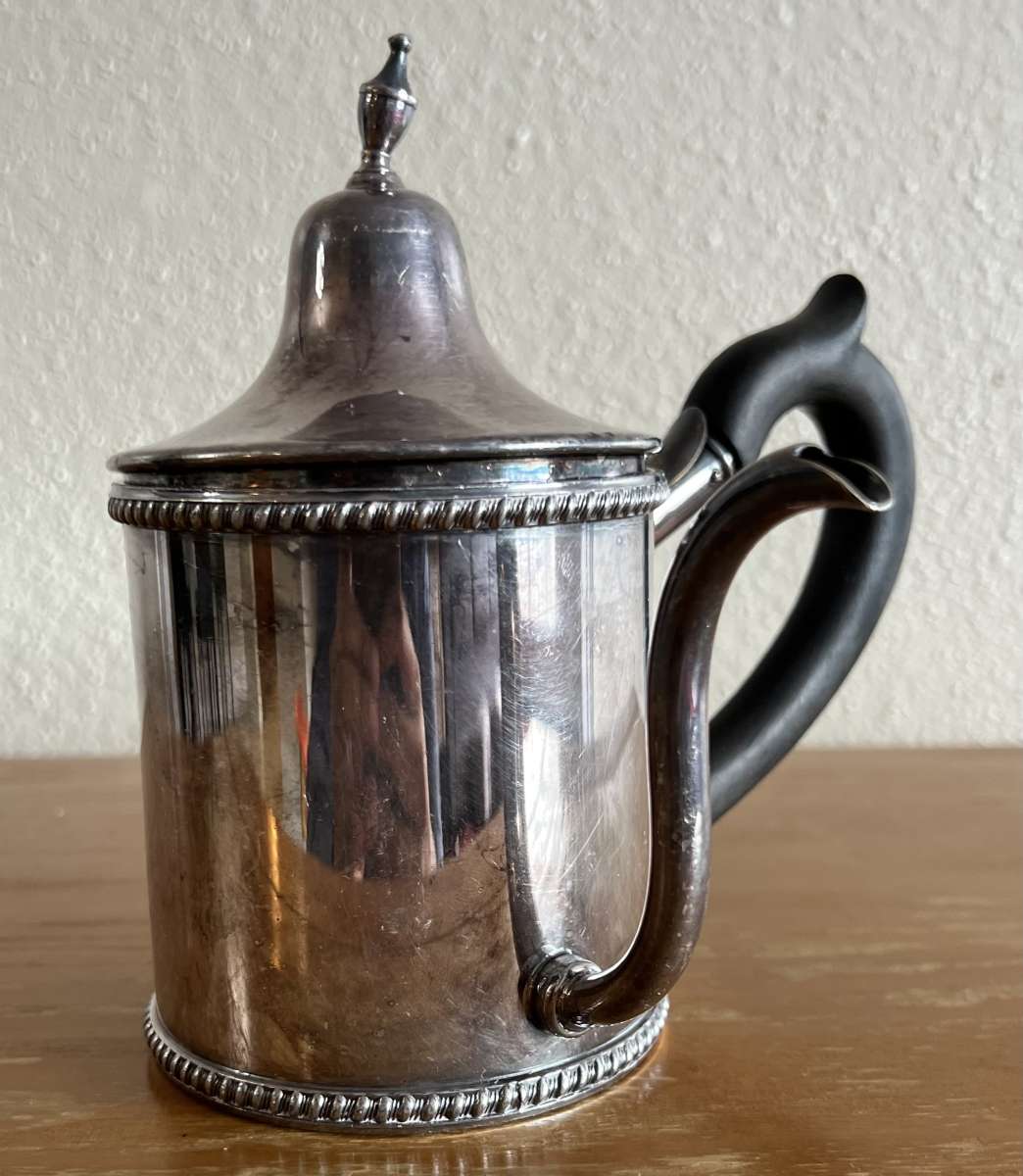 Wonderful Old Vintage Sliver Plated Tea Pot With Birtsh Lago