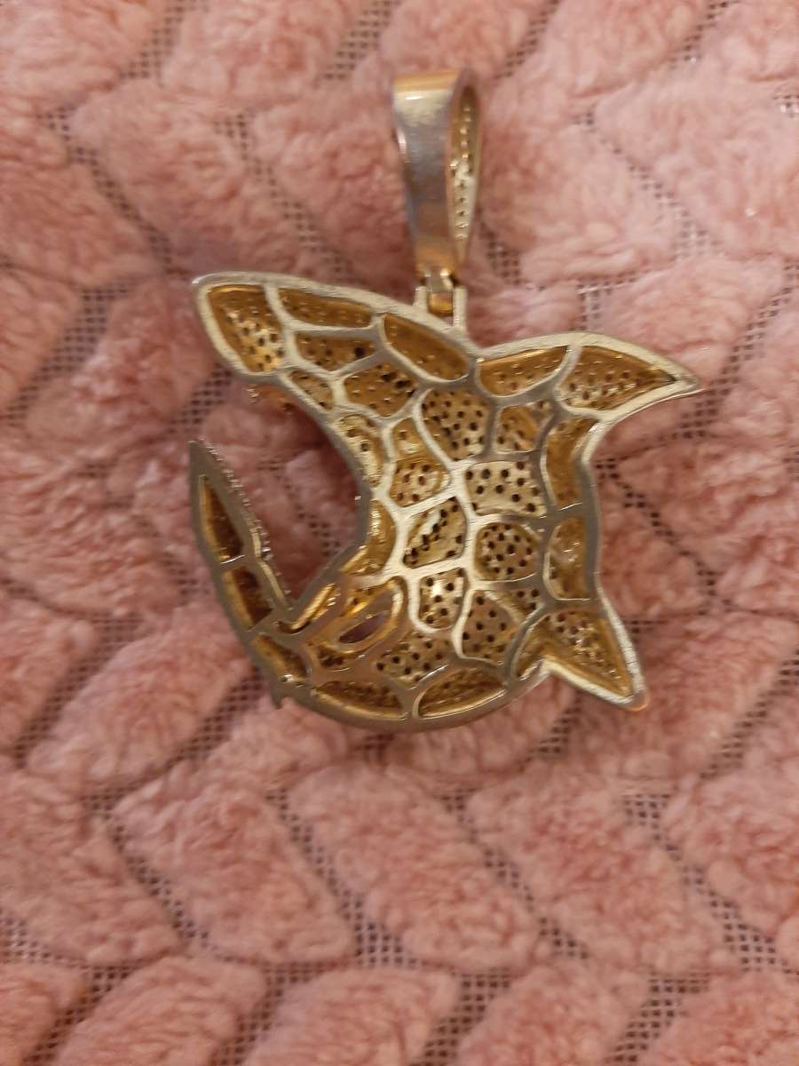 Faux SHARK PENDANT